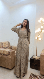 Long Frock With Mirror Work Heavy Rayon